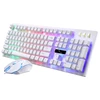 Big Sale Keyboard ZGB G20 1600 DPI Professional Wired RGB Backlight Mechanical Feel Suspension Keyboard + Optical Mouse Kit