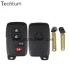 3+1 4 Buttons Smart Remote Car Key Shell Case W Uncut Blade For Toyota Camry Prius V 2012 2013 Auto Replacement Key