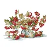 NKF Little red fruit cross stitch set fabrics textile gift sets home decoration cross stitch handwork diy embroidery hoops