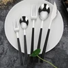 Stainless steel tableware Western steak knife and fork spoon five-piece flatware set