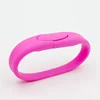 Fashion Customized Logo Silicone Wristband Bracelet USB 2.0 Flash Drive Pen Drive Memory Stick Thumb Drive 1GB/2GB/4GB/8GB/16GB