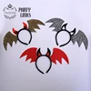 Factory Direct Sale Devil Horn Headband Halloween Kids Girls Party Hairbands Hat Wing Headwear