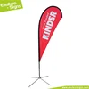Top quality polyester fair cost effective events and exhibitions tear drop flag