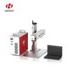 50 watt fiber laser marking machine with ipg source and rotary for sheep ear tag metal and plastic