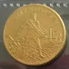 Wholesale Gold Plated Reproduction Euro 10 Rubles 1980 Russian 1 Chervonets Trade Coinage Commemorative Coins