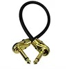 NEW design electric music instrument guitar bass patch cable cord guitar effects pedal gold flat patch cable