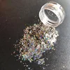 12 colors New Solvent resistance ultrathin chunky glitter ,PET irregularity sequins powder , powder brightness