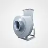 Low noise high pressure forced draft mine ventilation blower fan