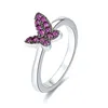 Best price 925 sterling silver 3 A cubic zirconia girls butterfly afghan gold rings