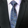Popular elements 8cm flower tie blue PY004