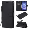 Good Quality Megnetic Flip Wallet Phone Case for Xiaomi Mi 8 Lite Men Black PU Leather Protective Cover for Mi Mi8 Lite Boy Case