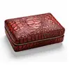 COHIBA Cedar Wood Cigar Humidor Travel Portable Leather Cigar Case Cigars Box W/Lighter Cutter Humidifier Humidor Box CLA-T113-1
