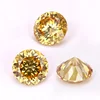 WuZhou gems 9-10mm 88 board medium champagne Round Brilliant Cut cubic zirconia for jewelry