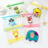 OEM/ODM Customized All Size Durable Multi color cheap cartoon animal printing a5 size zipper file bags pvc document bag 003