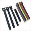 Custom magic straps self gripping nylon cable ties or adjustable hook loop non-buckle strap for computer wire