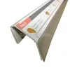 White and clear plastic shelf talker