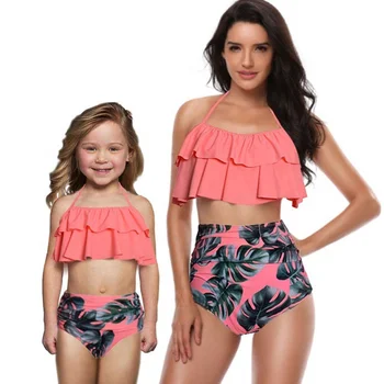 matching swimwear mum and baby