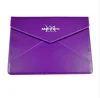 Custom PU Leather Business Flat Hand Folder Envelope A5 File Bag Document Pack