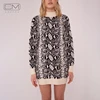 Fashion Elegant Casual Stand Pullover Long Knitted Women Sweater