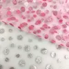 Shaoxing bleaching base with sliver glitter spots soft mesh tulle fabric for wedding dress