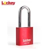 Cheap Long Shackle Red Colorful Aluminium Safety Padlock Lock with Master Key