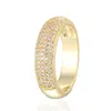 fashion jewelry cubic zirconia engagement wedding diamond 14 k solid gold ring