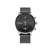 Multi-function three-pointer retro Japanese movement quartz watch
