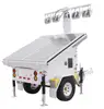 Mobile Solar Light Tower Trailer Adjustable Mast LED Lighting Tower Beacon