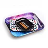 Custom Printed Metal Food Serving Tin Tray OEM&ODM Rolling Tin Tray Smoke