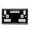 2019 BS standard Floor Desk Sofa mounted sockets Double usb uk wall socket 2 way 2 switches