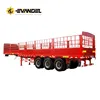 cheap price 2,3, 4 axle tractor hydraulic cylinder side or rear end tipping dump truck semi trailer for sale