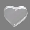 clear acrylic photo frame with magnets magnetic picture frame block solid 5x7 clear acrylic hear shape standing photo frame