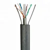 Kingmaking flat traveling lift video cable Cat6 Oxygen free copper 23AWG for cctv camera