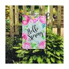 Custom spring garden flag stand Waterproof Horse garden flag