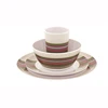Use-friendly high quality 4 pcs large plastic bowls dining tables casual dinnerware sets