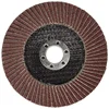 4x0.6 inch aluminium oxide flap disc buffing abrasive wheels