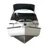 5.85M supercab fisher aluminum pontoon cuddy cabin fishing boat