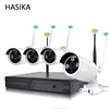 4 Channel HD Wireless Security Camera System Kits for Villa, Home, Office, Shop, Warehouse orWiFi IP Outdoor Home Security 720p