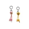 Personalized animal shaped multi 3 in 1 silicone key chain charging cable with CE approved