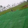 3D grass geomat providing stable surface highly resistant the forces of rain drops and run off