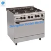 121th Canton Fair 800mm Tunisia freestanding 5 burners Gas Oven with range and griddle turkish oven for sale heavy duty in Gabon