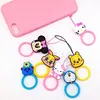 Universal Silicone Lanyard For Keys Phones Strap for iPhone 7 Plus 8 6S Keycord Lanyards Finger Rings Mobile Phone Accessories