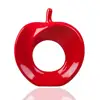 Decorative Sculpture Home Decor Ceramic Red Apple Figurine Statues