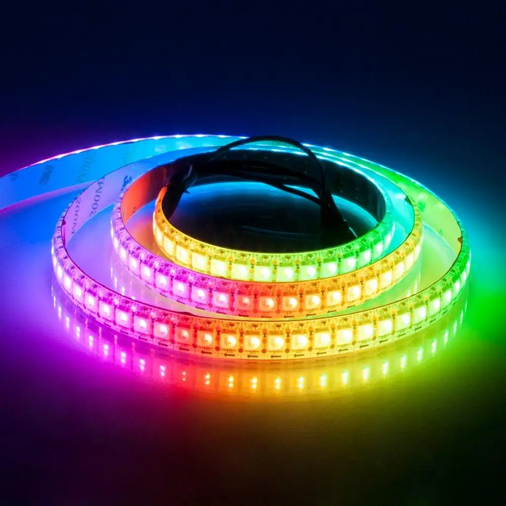 Digital dim to warm 5v strip led waterproof white rgb sk6812 144leds 5050 4Chip for Wedding Party Christmas Decoration