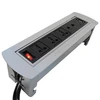manual desk socket with Universal power and Switch for High Class Conference Table