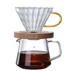 Totally hand-made Personalised borosilicate cheap price glass coffee pot