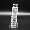 crystal building model Tower of Pisa Italian Tourist Souvenirs