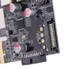 1 pcs Super Speed 2-Port USB 3.0 19-pin USB3.0 PCI-E PCI Express pcie Card support PCI low profie for hard disk/ external DVD/CD