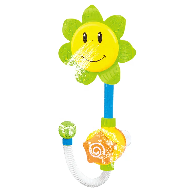 
sunflower baby shower set plastic toy bath bathtub game toy water spray bath toy 