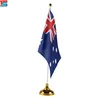Indoor standing table flag with Australia country flag pattern and flagpole